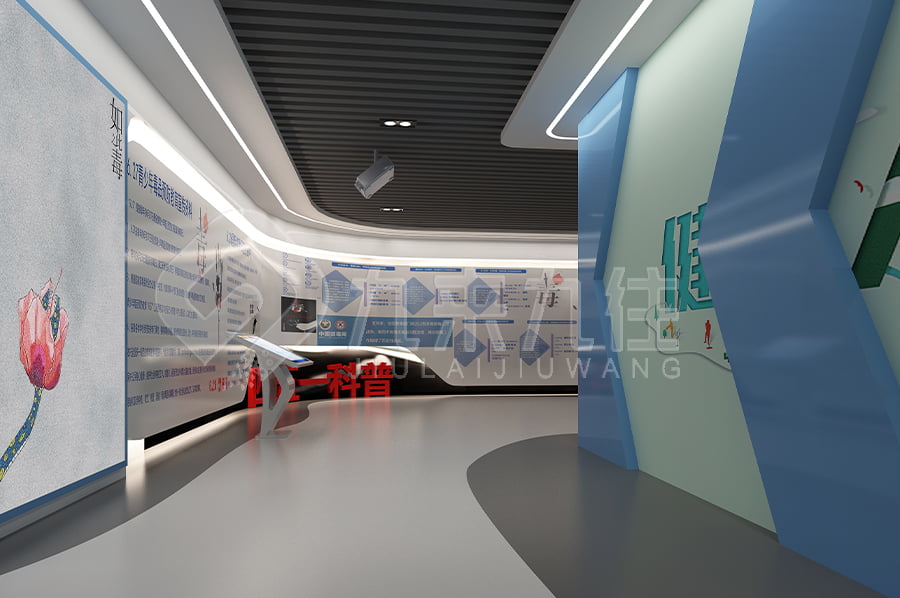 毒品預(yù)防教育基地，高科技禁毒展廳布置公司，未來(lái)展廳