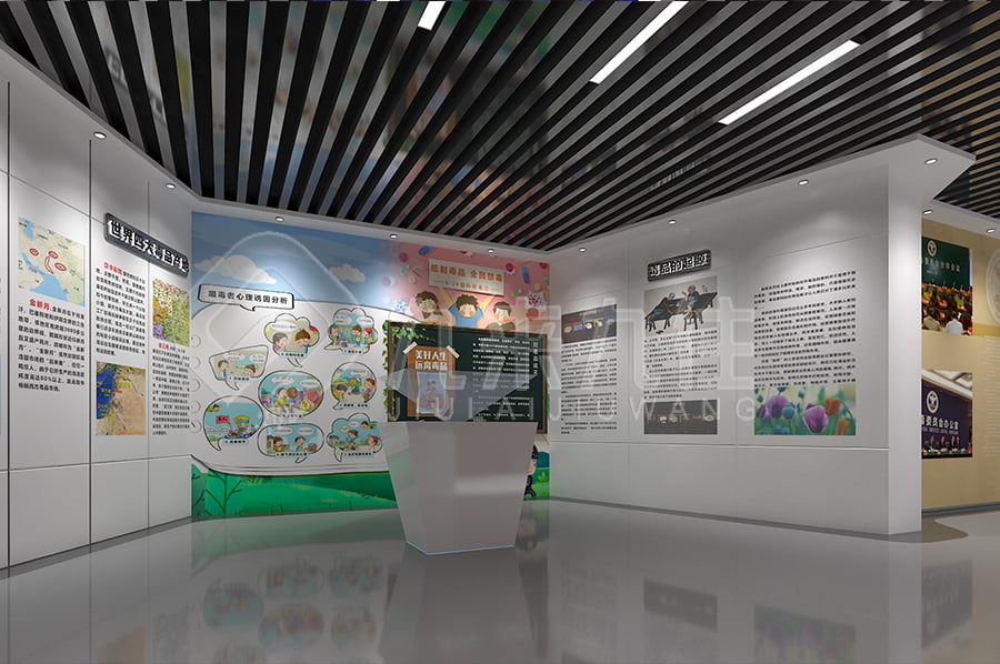 毒品預(yù)防教育基地，未成年禁毒教育展廳，禁毒展館，實(shí)施方案