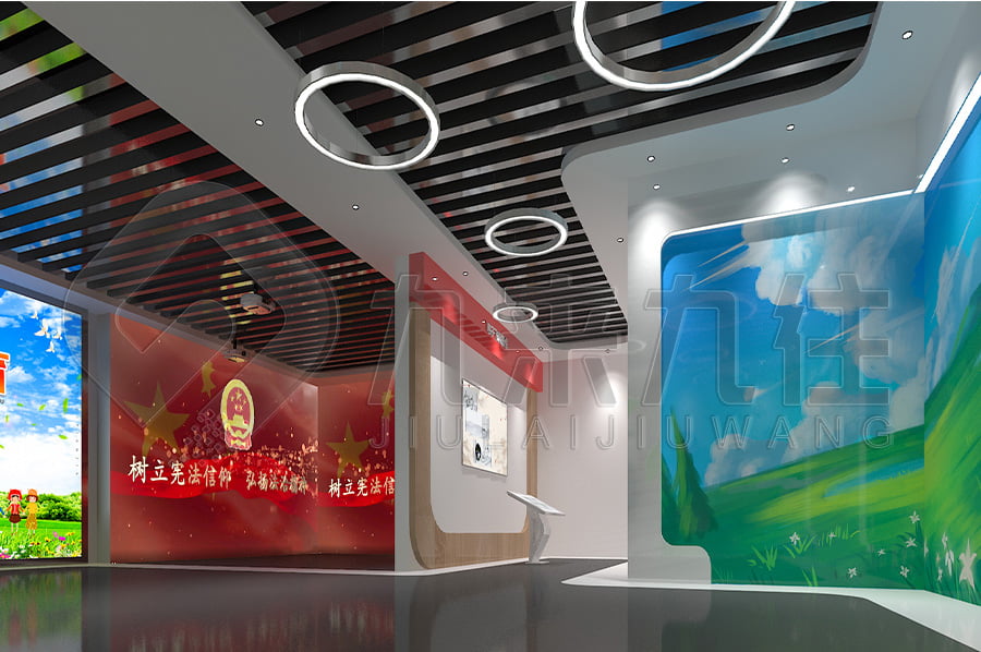 法治宣傳展廳，法治示范展廳升級(jí)改造，法院法制展廳設(shè)計(jì)布局
