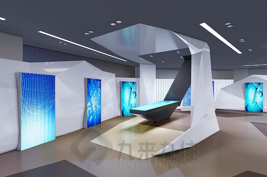 智慧國(guó)企文化展廳設(shè)計(jì),數(shù)字化展覽館建設(shè)方案,九來九往多媒體展覽館設(shè)計(jì)公司