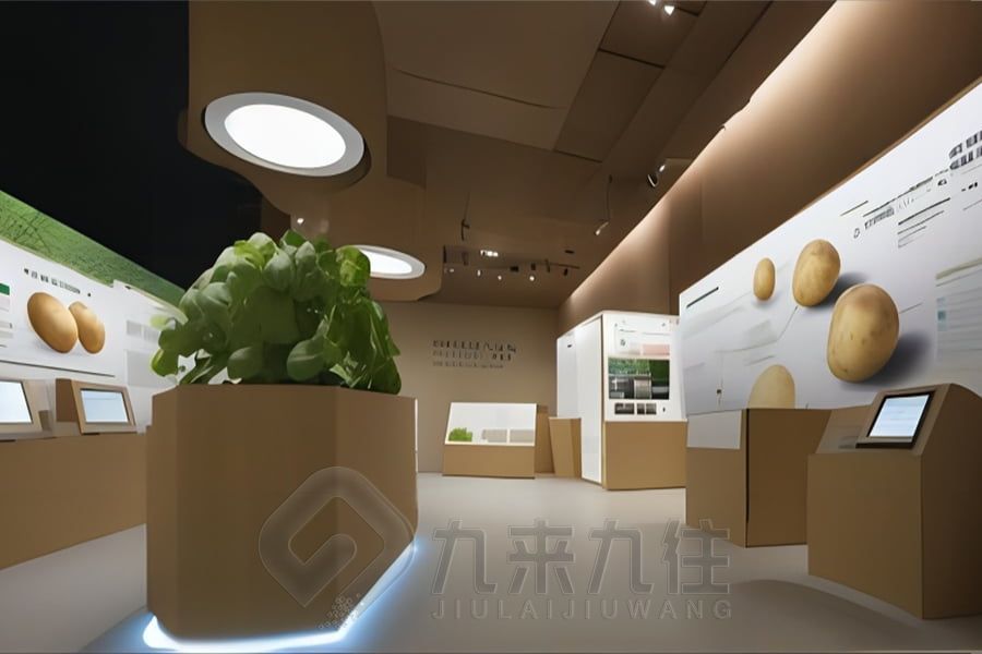 漁業(yè)館施工圖, 高科技展覽館設計, 環(huán)保展廳裝修方案