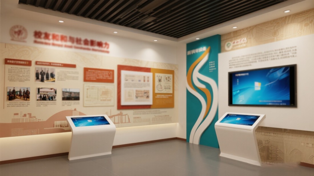學(xué)校展覽館，學(xué)校展廳