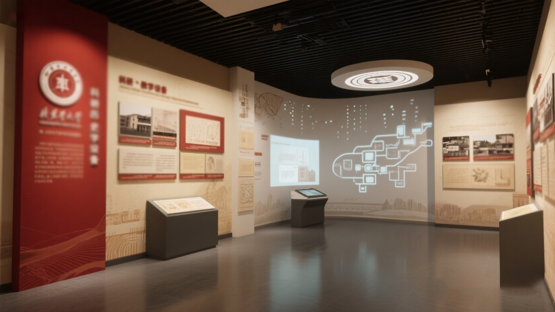 學(xué)校展覽館，校史展館