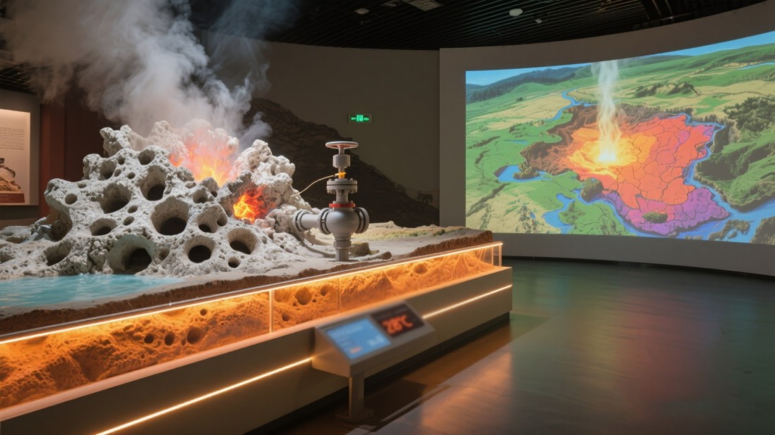 地質(zhì)展館，化石展館