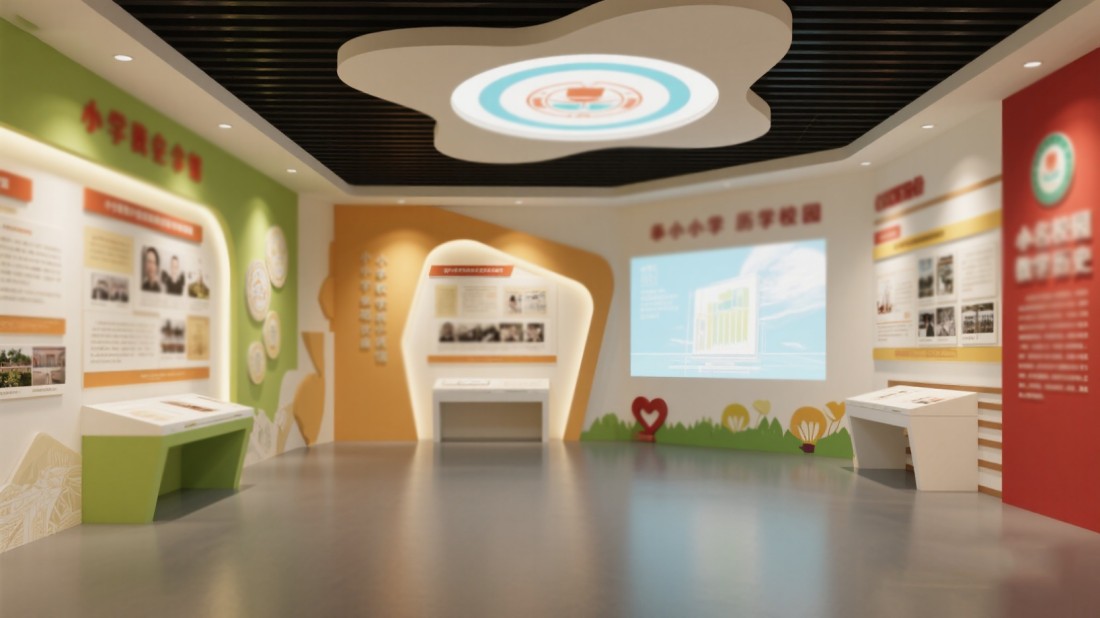 學(xué)校校史館設(shè)計(jì)，學(xué)校展館
