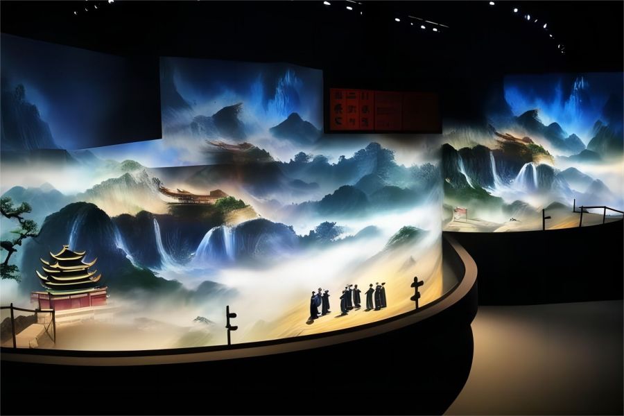 數(shù)字展覽規(guī)劃館效果圖 數(shù)字展覽規(guī)劃館效果圖