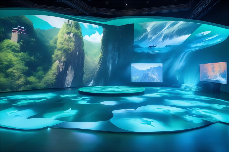 數(shù)字展覽規(guī)劃館效果圖 數(shù)字展覽規(guī)劃館效果圖