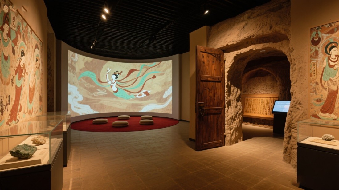 現(xiàn)代化非遺文化館效果圖