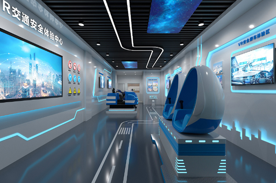 AI交通安全館效果圖 AI交通安全館效果圖