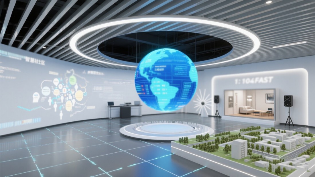 多媒體公司展廳設(shè)計(jì)效果圖 多媒體公司展廳設(shè)計(jì)效果圖