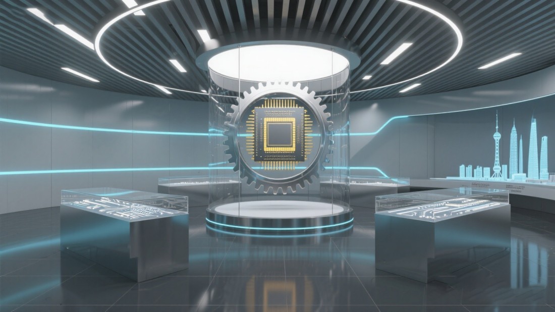 高科技企業(yè)文化展廳設(shè)計(jì)效果圖